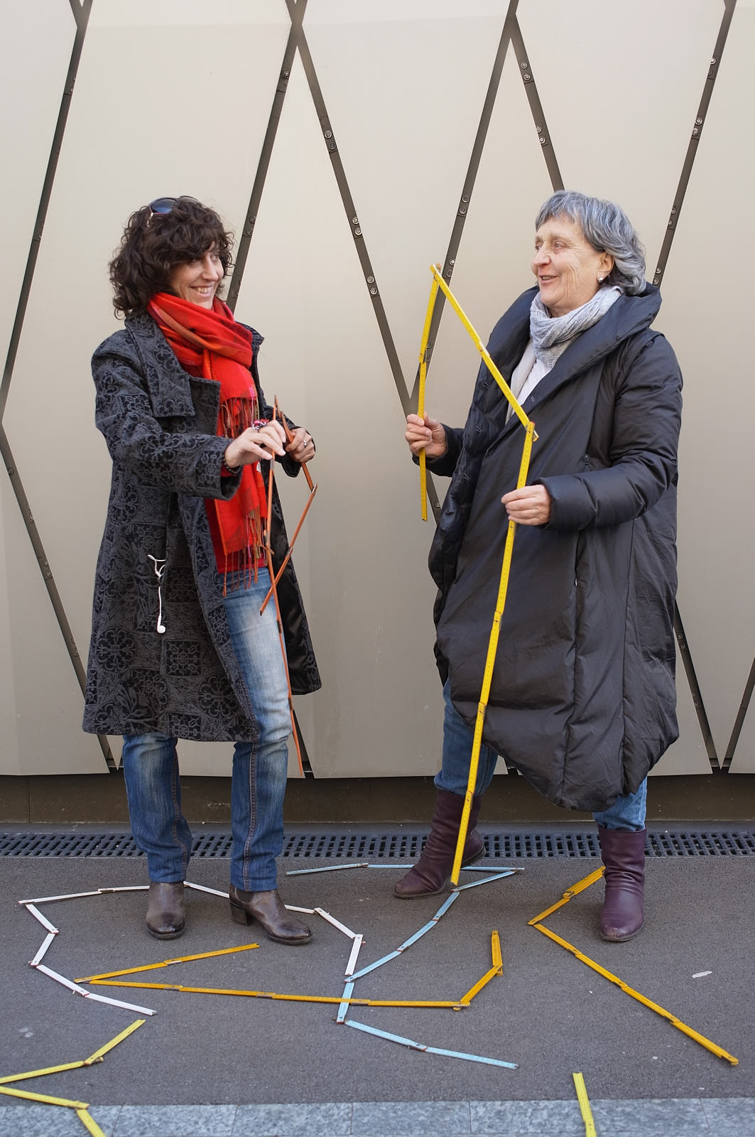 Equipe à l’initiative du projet pilote “Tu m’as vu?” Catherine Froidevaux (à droite) et Carole-lyne Klay